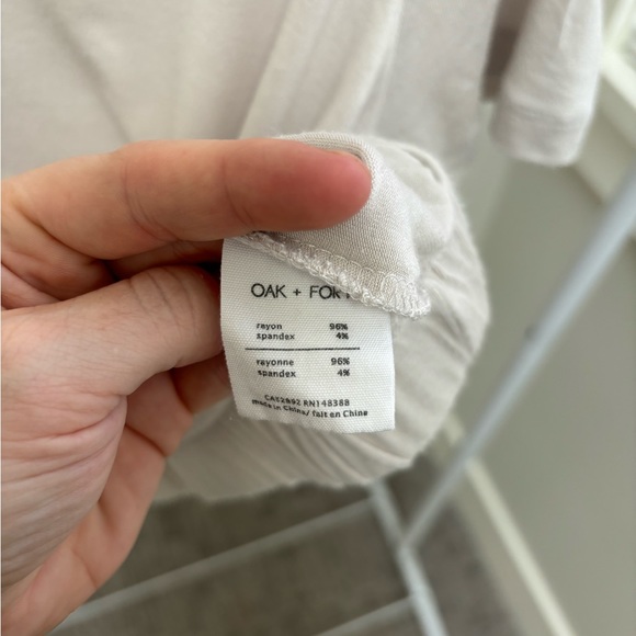 Oak + Fort Cropped Shirt w/Elastic Bottom - Picture 5 of 5